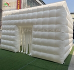 روشنایی در فضای باز Led Lighting Inflatable Igloo Flat top White Large Inflatable Camping Tent چادر مهمانی عروسی