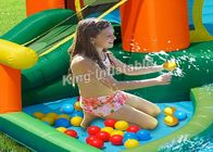 مرکز بازی گرمسیری Jump Castle / Inflatable Water Slide برای کودکان در تابستان