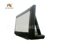 صفحه نمایش پروژکتور بادی سیاه سفارشی PVC 10m ، صفحه نمایش فیلم در فضای باز با تورم