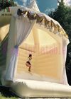 0.4mm PVC / آکسفورد پارچه سفید بادی عروسی چادر / بادی چادر بیرونی با دمنده CE