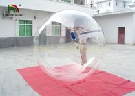 2m Dia PVC توپ تورم آب / Customized Japan Zipper Clear Water Walking Ball