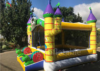 زمین بازی زرد در فضای باز بادی با قلعه کوچک تفریحی کوچک تفریحی مخصوص کودکان و نوجوانان