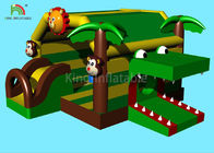 5.5 متر تم جنگل حیوانات قلعه بادی بادگیر تمساح خانه پرش تمساح
