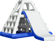 بزرگسالان 3.7mH Inflatable Water Slide Slide EN71 Plato PVC برای پارک ها