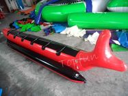 هیجان انگیز PlatoTowable Inflatable Red Shark Boat برای بازی های آب با