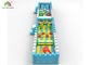 Bright Blue Ice Snow Theme  Blow Up Obstacle Course With Digital Printing