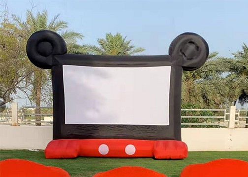 صفحه نمایش فیلم بادی در فضای باز اجاره PVC 0.45 میلی متر برای لذت بردن از خانواده