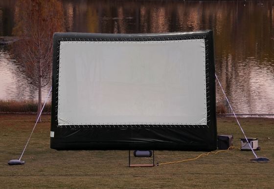 6 * 4 متر صفحه نمایش فیلم بادی در فضای باز / صفحه نمایش فیلم تبلیغاتی برای تبلیغات